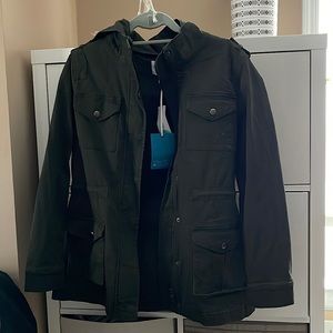 Market & Spruce green cargo jacket